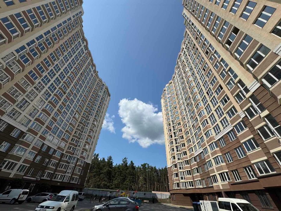 Затишна 2К в зданому ЖК. 7км від Києва. Навколо ліс