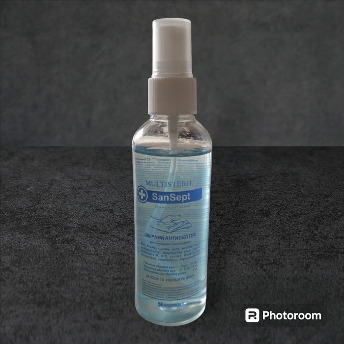 Антисептик для дезінфекції рук та шкіри МУЛЬТИСТЕРІЛ САНСЕПТ