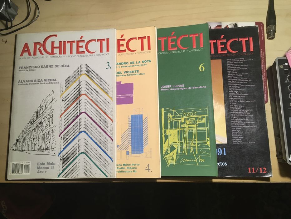 Revistas Architecti (edições 3, 4, 6, 11/12)