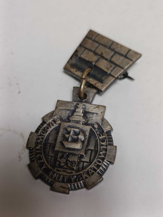 Odznaka budowniczy huty Katowice