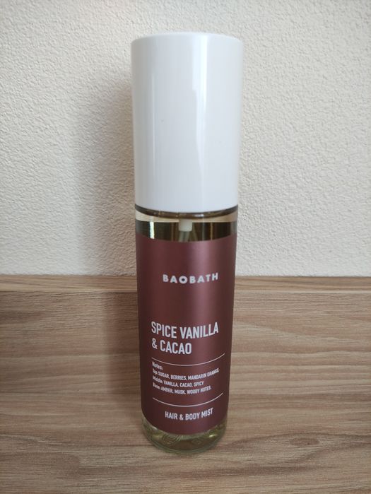 Baobath mgiełka do ciała i włosów Spice Vanilla & Cacao