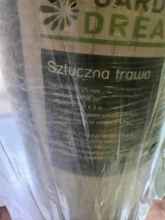 Sztuczna trawa nowa