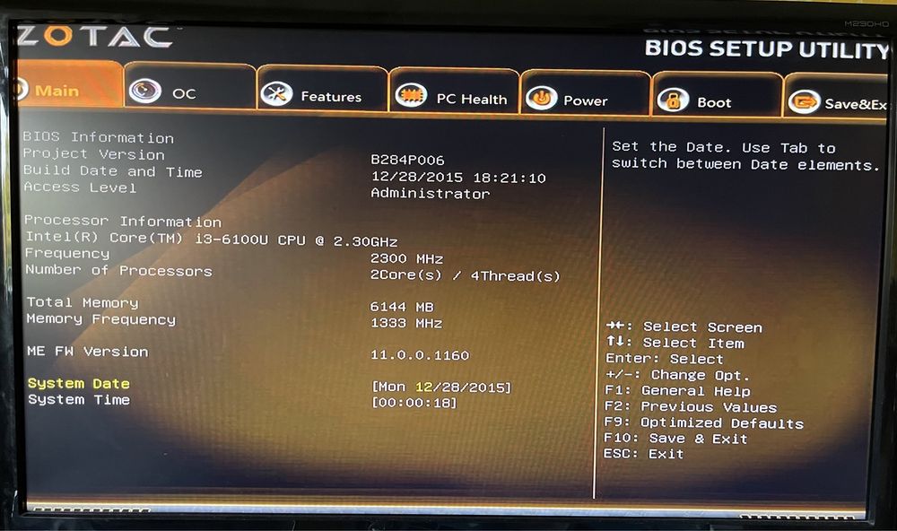 Продам Mini PC Zotac ZBox MI525/Intel Core i3/ОЗП 6Gb/120 SSD