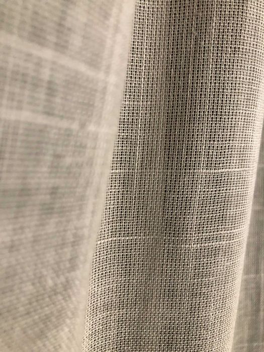 Cortinado em Linho Cinzento – Como Novo (6 Disponíveis)