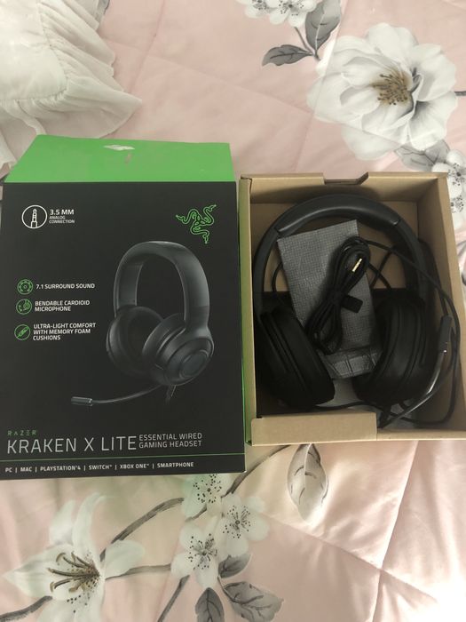 Razer Headphones, Model: Kraken X Lite64551118818946120