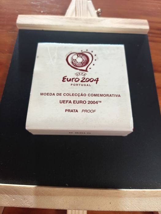 Moedas  8€ prata Proof  euro 2004