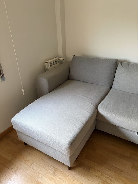 Sofa cama gato preto cinzento