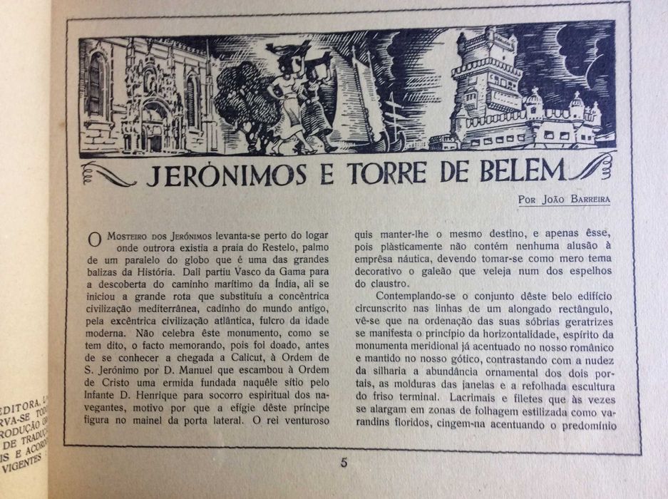 Portugal: Lisboa - Jerónimos e Tôrre de Belém  A arte...