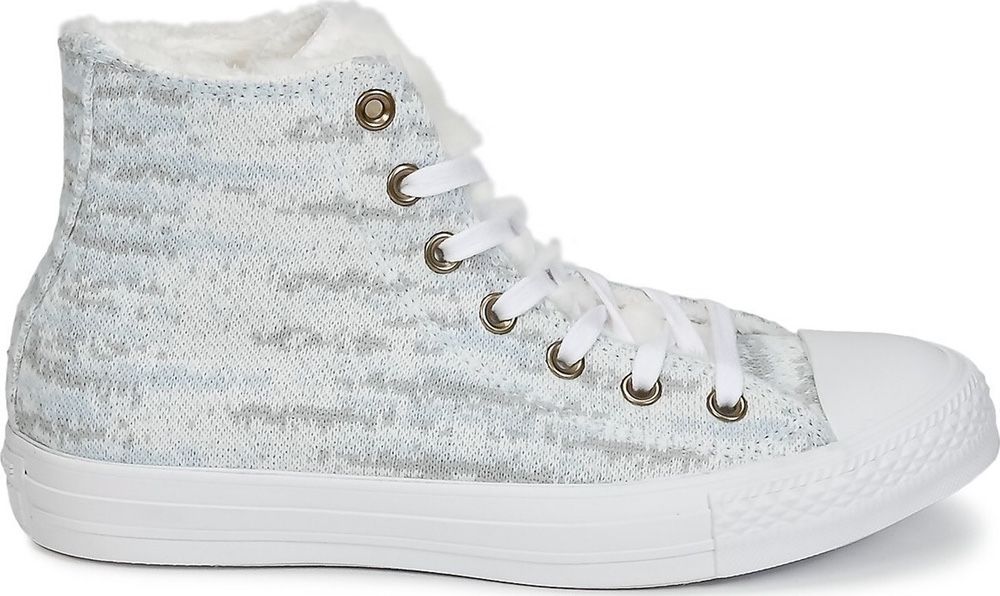 Trampki Converse 36 z futerkiem 553359C biało niebieskie nowe oryginał
