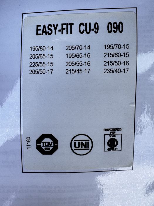 Łańcuchy śniegowe Thule EASY FIT CU-9