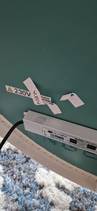 Lustro podświetlane 75 cm