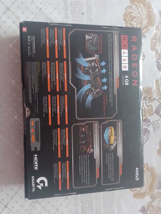 продам комплектующі пк Radeon (TM) RX 460 Series (4 GB)