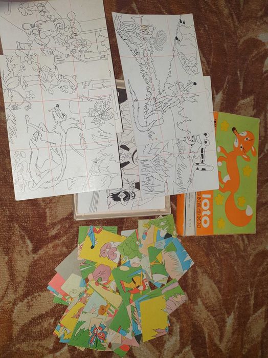 Детская игры лото- сказки (производство Латвия ссср)