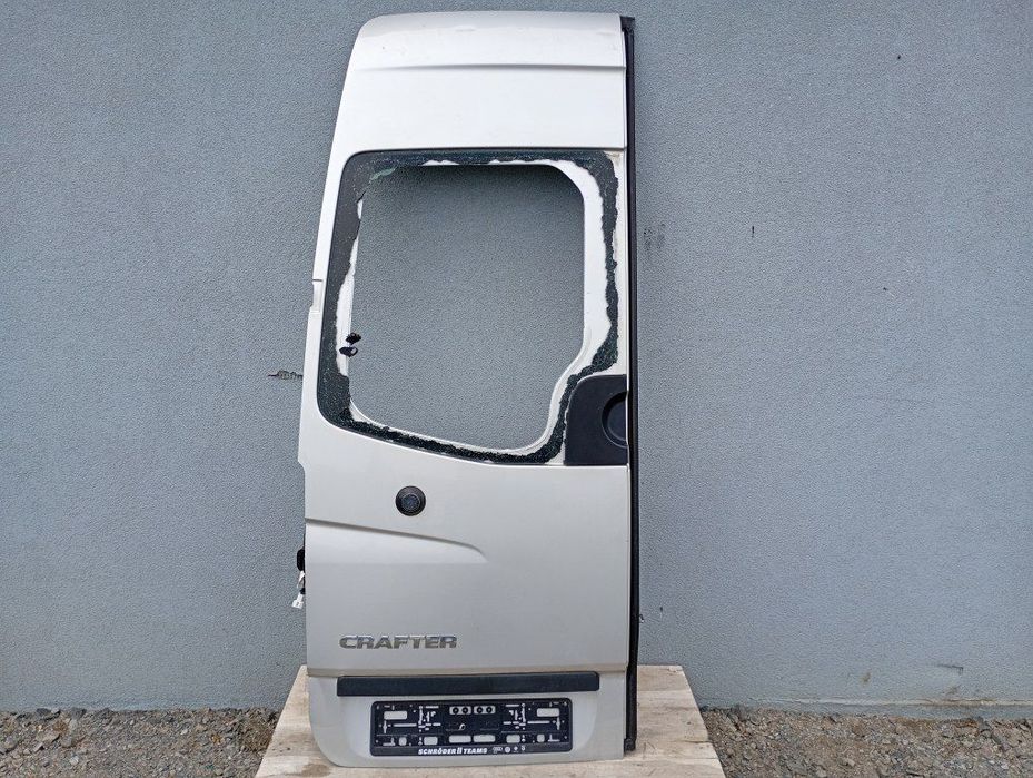 drzwi tylne lewe tył kompletne mercedes sprinter w906 crafter max l2h2 l3h2 srebrny met.