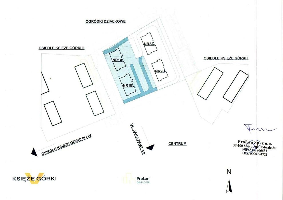 Nowe mieszkanie 52,83m2 3 pokoje, II piętro, KS. Górki
