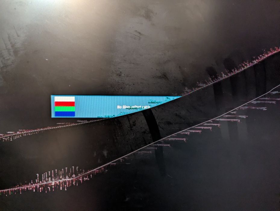 Monitor Dell uszkodzony