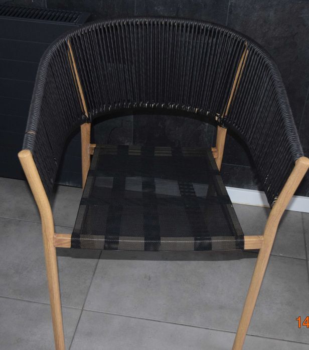 krzesło ogrodowe technorattan nowoczesne salon patio taras