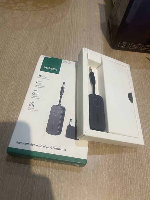 Bluetooth аудіо ресивер/передавач UGREEN з адаптером під вилку