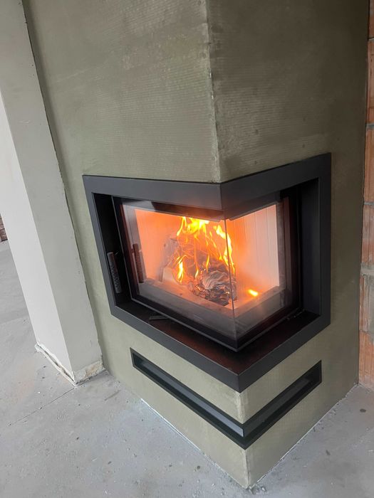 Kominek naroży Floki S Kratki.pl - cena z montażem