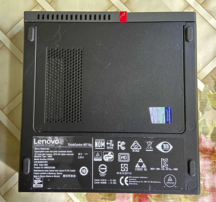Продам Lenovo ThinkCentre M710q Tiny i5-6500T 16GB SSD M.2 256GB NVMe 2xDP VGA - Windows 11 Pro UA