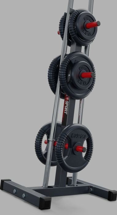 Stojak na obciążenie, sztangi i gryf. Marki K-SPORT