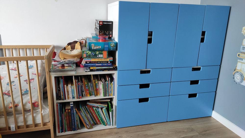 Zestaw mebli Ikea Stuva 2x szafka i regał + nowe fronty