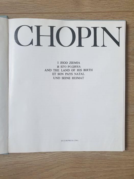 Chopin i jego ziemia.