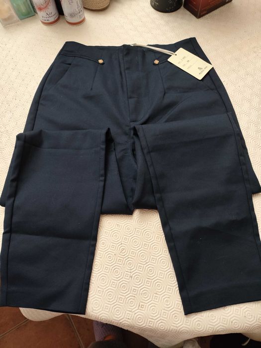 Calça Chino Senhora Tamanho 36 - Novas