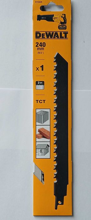 Brzeszczot do piły szablastej DeWALT DT2420* 240mm*nowy*oryginał