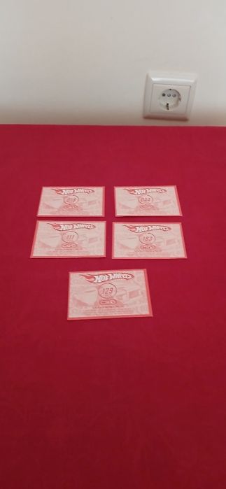 Cromos Hot Wheels, de 2010