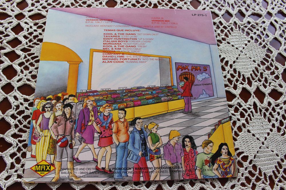 Max Mix 5 - (2ª Parte) 1987 / 1st. Press Spain / NM!