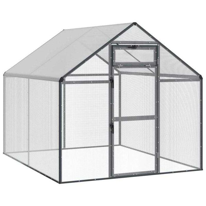 Gaiola para Pássaros Exterior 181,5x221x173,5 cm – Antracite