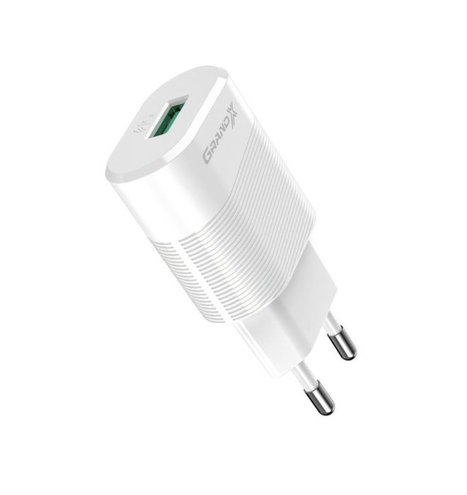 Заряднмй пристрій 2,1 А USB2.0 GrandX CH-17w