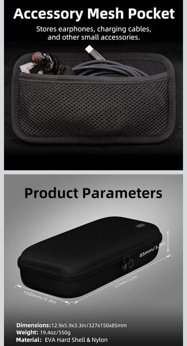 Bolsa transporte skull and co savage Raven max carry case