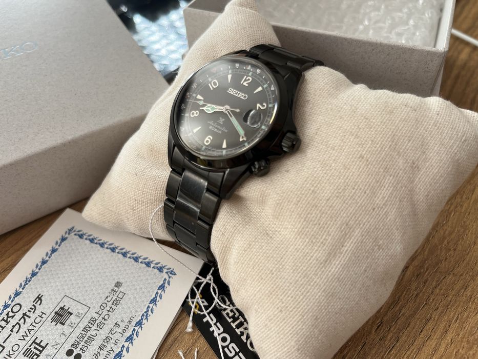 Seiko PROSPEX Alpinist Night Vision Black SPB337 Limited Edition