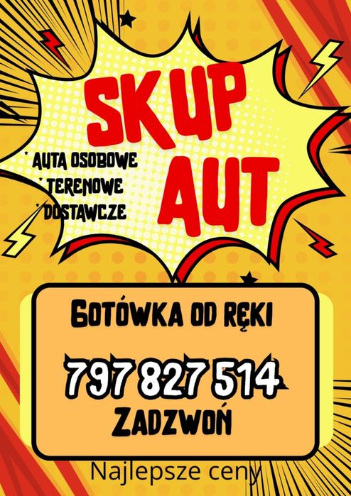 Skup Aut - Osobowe - Dostawcze - Terenowe  - 7.9.7.8.2.7.5.1.4