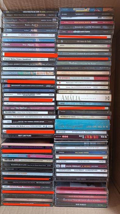 Lote + 110 CDs, alguns duplos e triplos