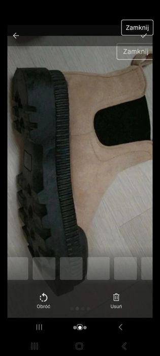 Botki nowe 37, sztyblety nowe, buty na platformie