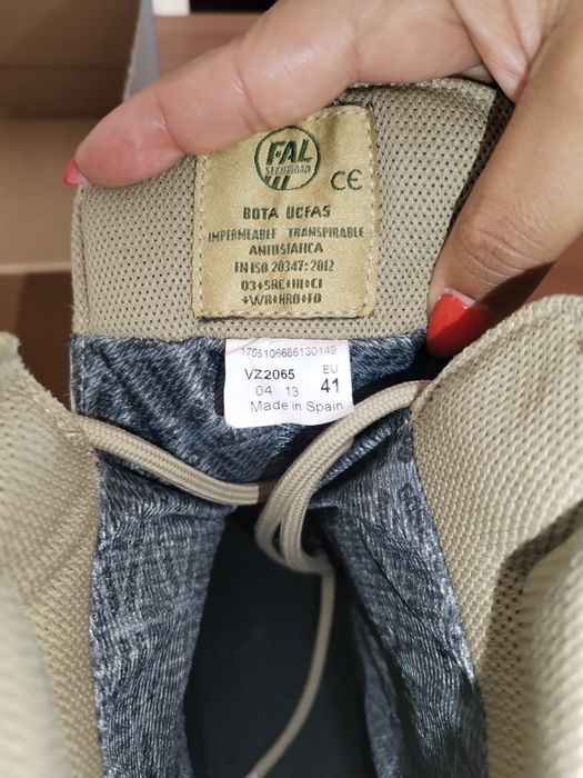 Botas Táticas FAL Seguridad UCFAS Impermeáveis – Tam. 41