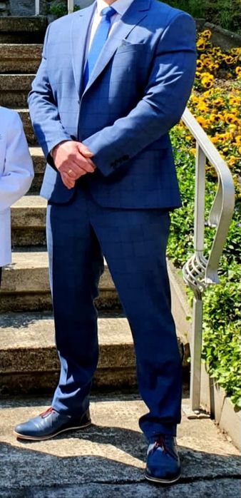 Garnitur męski granatowy 58M