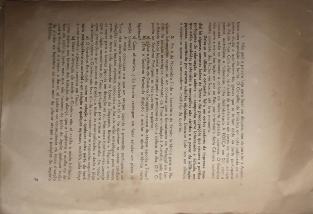 Livro - Pa-5 - O caso de timor - Palavras de salazar à nação
