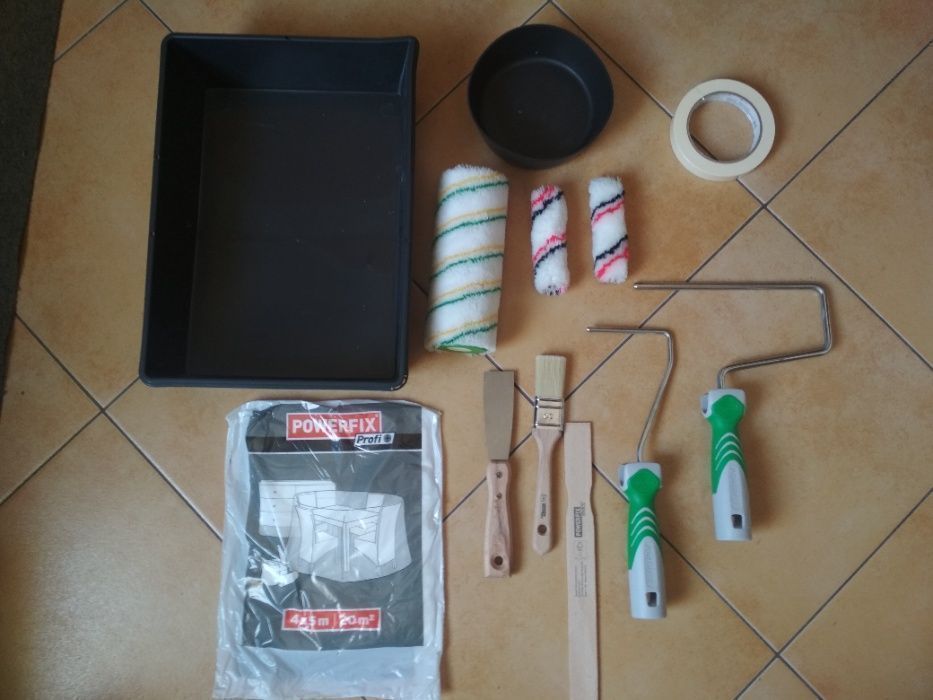 Малярный набор ГЕРМАНИЯ Powerfix® валик ванночка кисточка для покраски