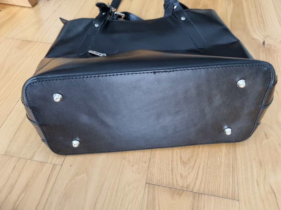 Włoska torebka skórzana Vera Pelle A4