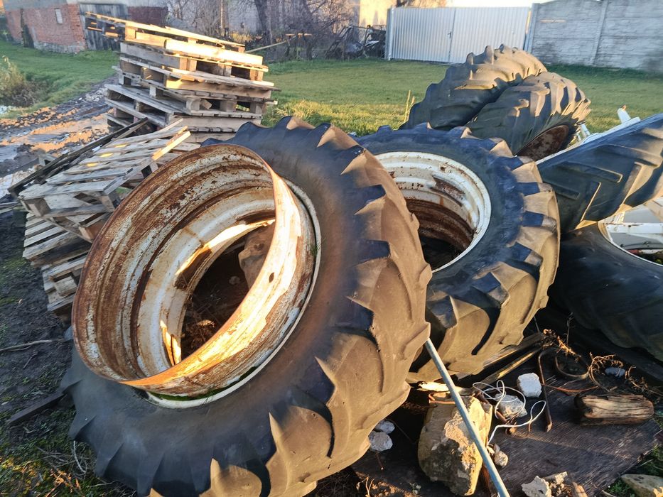 Opony koła z felgami koła bliźniacze rozmiar 13.6/12/ 36. 18.4 R 38