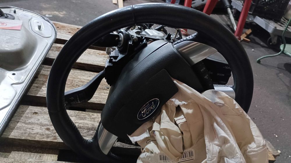 REF0001 coluna direccao completa airbag rebentado ford c max ano 2008