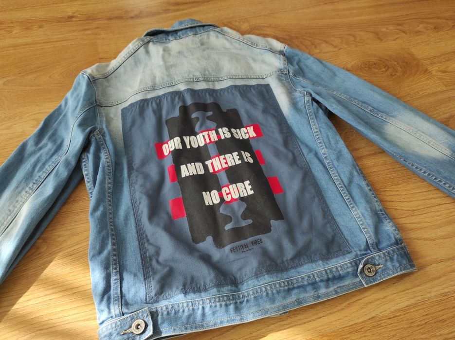 Kurtka jeansowa, house clth, L, fajny stan