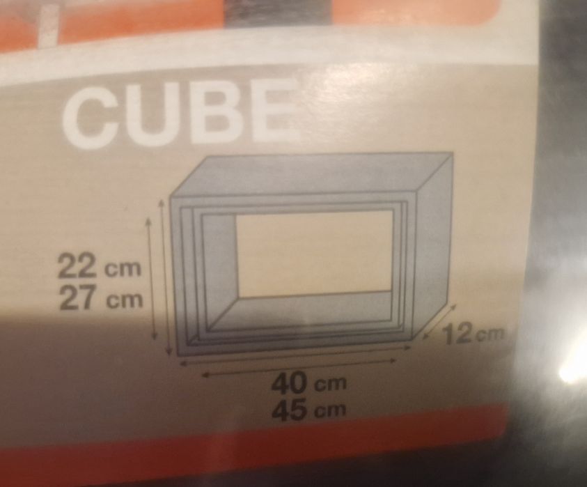 Cubos prateleiras novos em preto