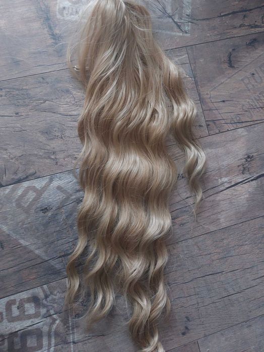 Doczepiany kucyk blond ok 60 cm