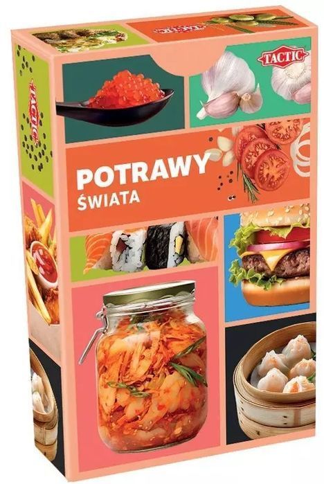 Gra karciana Potrawy świata PL. Tactic