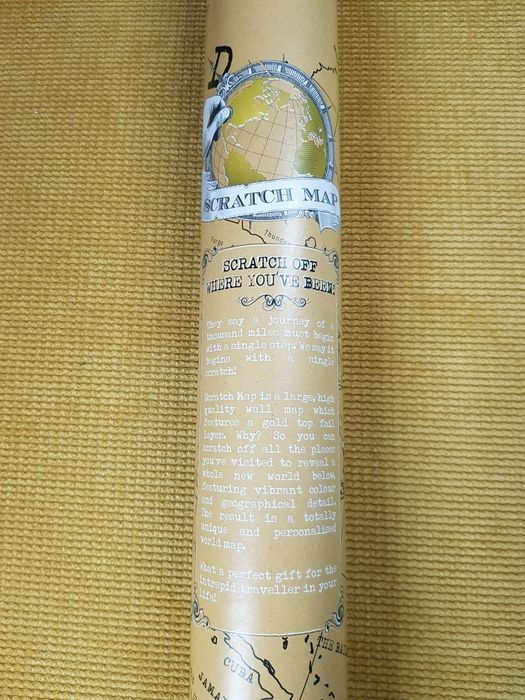 Mapa Zdrapka Scratch Map Luckies